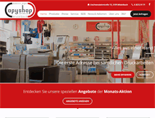 Tablet Screenshot of copyshop-mistelbach.at